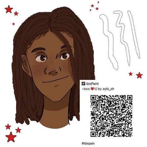 Dreadlocks Ibispaint Code, Ibis Paint Dreadlock Brush, Dreadlock Brush Ibis Paint Qr Code, Dreads Qr Code Ibis Paint, Dread Brush Ibis Paint, Dreads Brush Ibis Paint, Dreads Ibis Paint Code, Locs Brush Ibis Paint, Loc Brush Ibis Paint