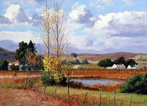 Roelof Rossouw Roelof Rossouw, Australian Painting, South African Art, African Paintings, Contemporary Impressionism, South African Artists, African Artists, Africa Art, Nature Paintings