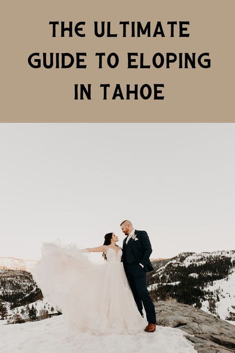 Zephyr Cove, Tahoe Elopement, Donner Lake, Tahoe California, How To Elope, Clear Blue Water, California Elopement, Elopement Locations, Ceremony Location