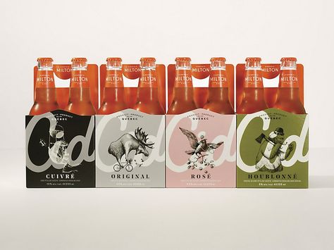 Cidrerie Milton identity Unique Wine Labels, Spirits Packaging Design, Cider Packaging, Cider House Rules, Beverage Design, Beer Branding, Package Design Inspiration, Alcohol Packaging, Branding Design Packaging