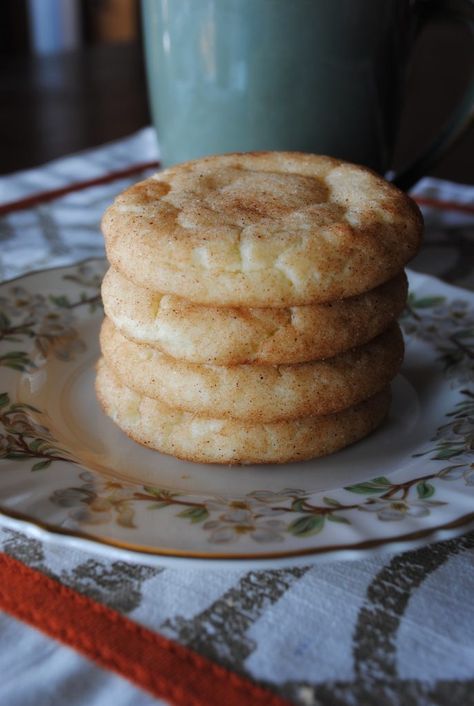 This week I ran out of (gasp!) butter. That has happened one time in my last 4 years of dedicated baking. I always have lard on hand and needed to make some cookies for some nice guys we work with in the industry.  The kids and I made Old Fashioned Snickerdoodles.  These cookies turned out soft and tender, the had incredible flavor from the lard, (if you are a lard person) and I’ll certainly make them again.  If you aren’t a lard person, or happen to be a vegetarian… use butter.  They’re great b Lard Recipe, Chewy Snickerdoodles, Apple Oatmeal Muffins, Creamed Corn Recipes, Filled Muffins, Cinnamon Cookies, Cinnamon Swirl, Chocolate Chip Oatmeal, Snickerdoodles