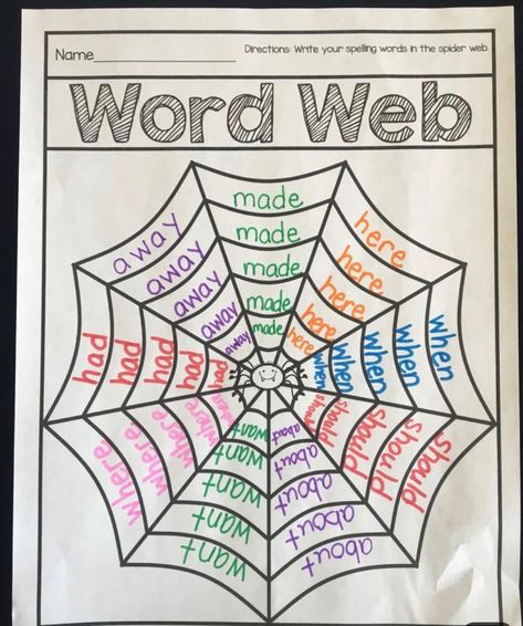 Spelling Word Activities, Spelling Word Practice, 2nd Grade Spelling, Teaching Spelling, Spelling Practice, Grade Spelling, Work Fun, Word Work Activities, Resource Room