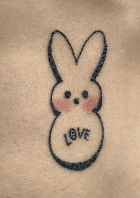 Lil Peep Matching Tattoos, Peep Bunny Tattoo, Peeps Tattoo, Lil Peep Love Tattoo, Lil Peep Inspired Tattoos, Lil Peep Tattoo Ideas, Borderlands Tattoo, Lil Peep Tattoo, Peep Tattoo