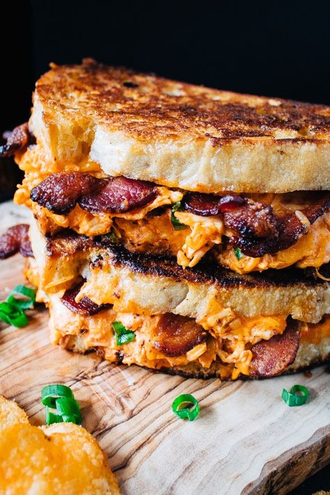 12 Grilled Cheese Recipes to Pair With Tomato Soup – SheKnows Grilled Sandwiches, Bacon Grilled Cheese, Chicken And Bacon, Bacon Sandwich, Grilled Cheese Recipes, Best Sandwich, Cheese Sandwich, Grilled Cheese Sandwich, Cheese Sandwiches