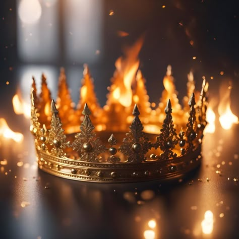 Trial Of The Sun Queen Aesthetic, Fire Crown Aesthetic, Spark Of The Everflame Aesthetic, Fire Princess Aesthetic, Fire Queen Aesthetic, Crown On Fire, Asteria Aesthetic, Kpop Album Cover Ideas, Flame Crown