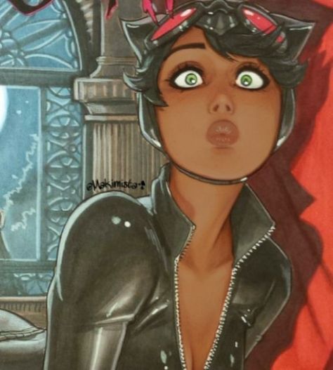 Catwoman Pfp, Black Catwoman, A Ha, Catwoman, Made By Me, Fanfiction, Clock, Books, Green