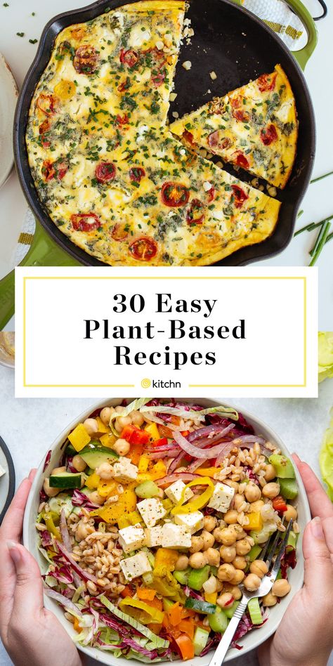 Kitchn's Most Popular Plant-Based Recipes in 2020 | Kitchn Veggie Burrito, Plant Based Recipes Easy, Wholesome Recipes, Slow Cooker Chili, Feel Good Food, White Bean Soup, Whole Grains, Easy Plants, Vegetable Salad