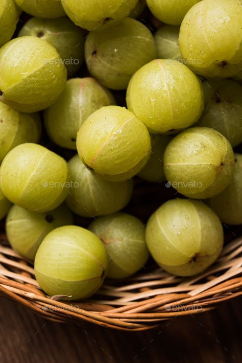 Indian gooseberry or Amla by stockimagefactory. Indian gooseberry or Amla (Phyllanthus emblica) in a wooden bowl over colourful or wooden background #Sponsored #stockimagefactory, #Phyllanthus, #Amla, #Indian Amla Recipes, Amla Juice, Indian Gooseberry, Sketch Images, Gastric Juice, Quick Dishes, Digestion Process, Ginger Juice, Bountiful Harvest