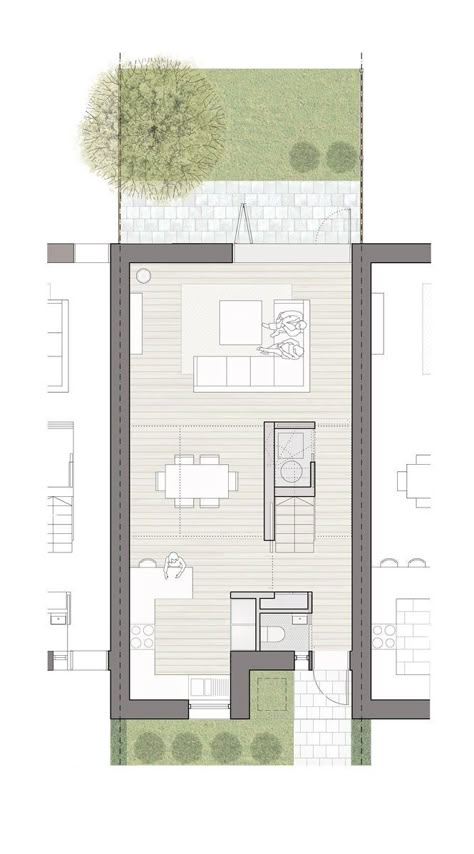 Narrow House Designs, Taylor Wimpey, Narrow House Plans, Architectural Floor Plans, Narrow House, 2020 Design, Design Competitions, Architecture Portfolio, Modern House Plans