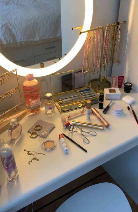 Vanity Table, Vanity, Desk, Mirror, Makeup, Make Up, Dressing Table