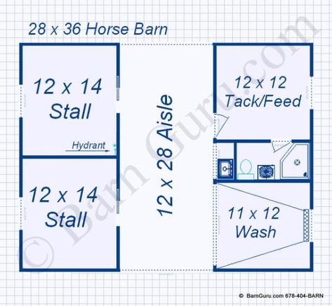 Small Horse Barn, Small Horse Barns, Barn Layout, Diy Horse Barn, Horse Barn Ideas Stables, Barn Stalls, Barn Plan, Horse Barn Designs, Goat Barn