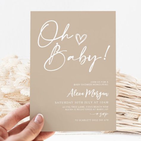 Minimalist Baby Shower Invitation Gender Neutral #zazzle #weddinginvitations #birthdayinvitations #babyshowerinvitations #zazzleinvitations #monogram #businesscards #graduation #homedecor Gender Neutral Invitations, Baby Shower Themes Neutral, Modern Baby Shower Invitations, Gender Neutral Baby Shower Invitations, Baby Shower Invitaciones, Minimalist Baby, Modern Baby Shower, Shower Bebe, Baby Gender Reveal