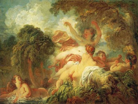 https://flic.kr/p/9W2Ldc | 'The Bathers' Jean-Honoré Fragonard, 1762-1764 Canvas, Water