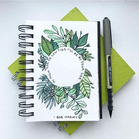 I love the look of this page. It could be used as a monthly introduction page for a bullet journal Quotes Creativity, Introduction Page, Sketch Note, Ideas Craft, Dot Journals, Craft Quotes, Bullet Journal Art, Arte Sketchbook, Arte Inspo