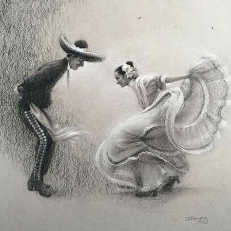 Latina Drawing Art, Folklorico Art, Hispanic Drawings Easy, Hispanic Drawings, Mexico Drawing, Traditional Mexican Art, Mexican American Culture, Mexican Pride, Hispanic Art