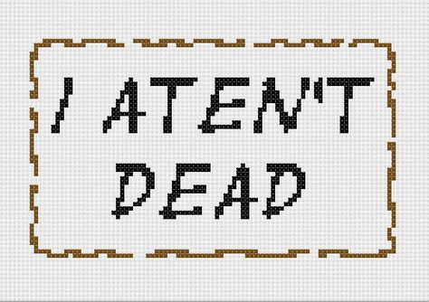 Discworld Cross Stitch, Pratchett Quotes, Stitch Sayings, Geeky Craft, Slogan Quote, Stitch Sampler, Creative Textiles, Pixel Crochet, Contemporary Embroidery