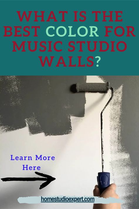 How you set up your music studio will make a big difference to how easily your creative juices flow. Getting the decor and details such as the wall color in the room spot on is important, which is why Home Studio Experts has put together this post that is dedicated to discovering the best wall color for a recording studio. Check it out now. #recordingstudio #recordingstudiowalls #recordingstudiodecor Music Studio Wall Design, Music Studio Paint Colors, Music Room Paint Colors, Music Room Color Ideas, Diy Music Room Ideas Decor, Music Room Painting Ideas, Piano Studio Decor, Small Home Studio Music, Home Music Studio Aesthetic