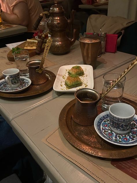 Turkish Lifestyle, Turkish Vibes, Ottoman Aesthetic, Turkish Aesthetic, Travel Manifestation, Istanbul Aesthetic, Turkey Aesthetic, Turkish Baklava, Turkey Vacation