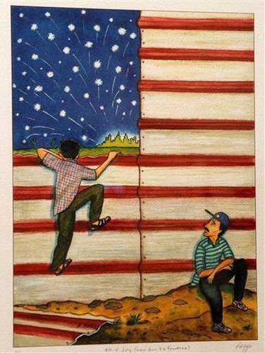 Immigration Art, Mexican American Culture, Activism Art, Chicano Love, Latino Art, Mexican Culture Art, Protest Art, Chicano Art, Mexican Culture