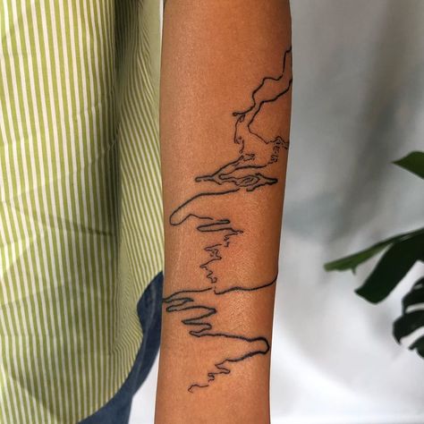 Creek Tattoo, Boulder Creek, Stick And Poke, Tat Ideas, Piercing Tattoo, Tattoo Inspo, Beautiful Tattoos, Sleeve Tattoos, Moth