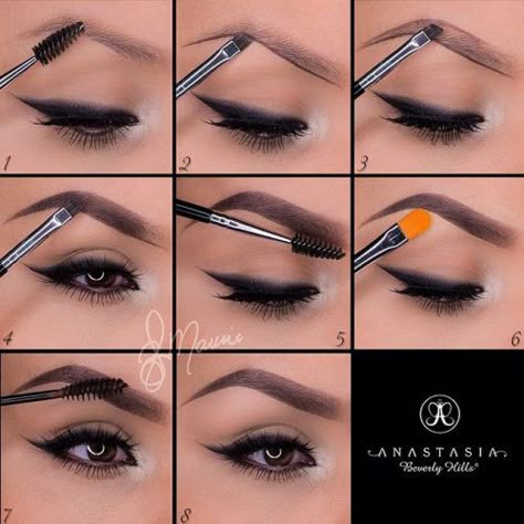 Make Up Mata, How To Do Eyebrows, Bentuk Alis, Eyebrow Hacks, Best Makeup Tutorials, Filling In Eyebrows, Eyebrow Makeup Tips, Eye Brows, Eyebrows On Fleek