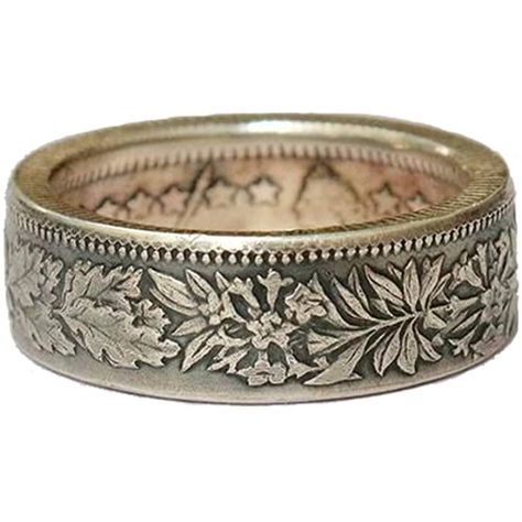 Beautiful And Unique True Love Swiss Floral Ring Band Nwot Features Floral Pattern Of Eldelwiss Flowers. 925 Sterling Silver. They Grow In The Remote, Rockiest Part Of The Swiss Alps. The Floral Carving Of Edelweiss Flowers Represents Devotion And Deep Love. Legend Has It That Men Would Climb Daring And Sometimes Fatal Mountain Sides To Harvest The Flowers. * 925 Sterling Silver Stamped * Band Is 7mm Thick * Design From A Historical Swiss Legend * Fine Detailing Of Floral Edelweiss * Edelweiss F Swiss Franc, Medieval Rings, Edelweiss Flower, Wedding Band Engraving, Ring Couple, Birthday Gift Ring, Rings Promise, Vintage Silver Rings, Nature Ring