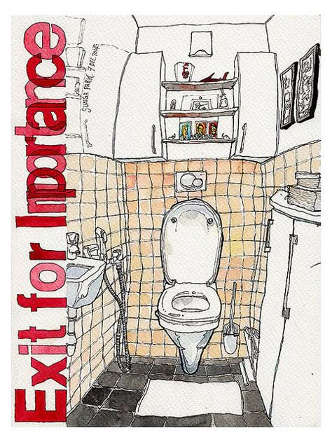 Bathroom Drawing Reference, Toilet Drawing Sketch, Toilet Sketch, Toilet Artwork, Sunga Park, Toilet Illustration, Toilet Drawing, Bathroom Illustration, Bathroom Drawing