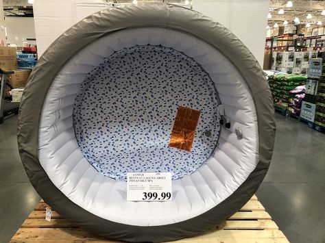 Saluspa Laguna Inflatable Hot Tub at Costco {Bestway Spa Review} - Shopping With Dave Inflatable Jacuzzi, Inflatable Hot Tub Accessories, Two Person Tub, Costco Hot Tub, Best Inflatable Hot Tub, Large Hot Tub, Inflatable Hot Tub, Inflatable Spas, Portable Hot Tub