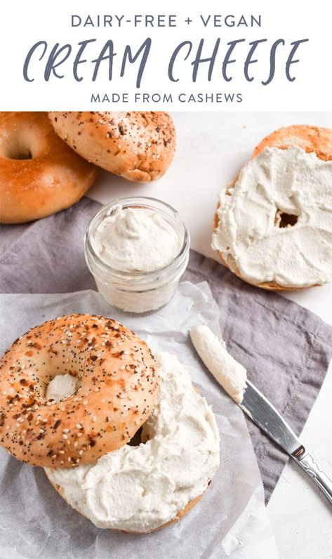 Vegan Cream Cheese Recipe, 40 Aprons, Vegan Brunch Recipes, Vegan Spread, Vegan Cheese Recipes, Veg Food, Vegan Cream, Vegan Brunch, Candida Diet