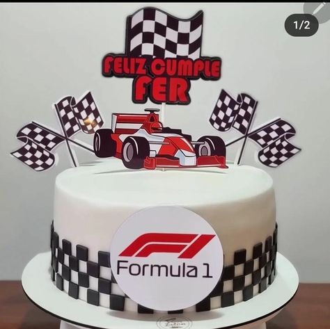 Bolo Formula 1, Cute Birthday Cakes, Birthday Cakes, Formula 1, Ferrari, Birthday Cake, Pasta, Cake, Birthday