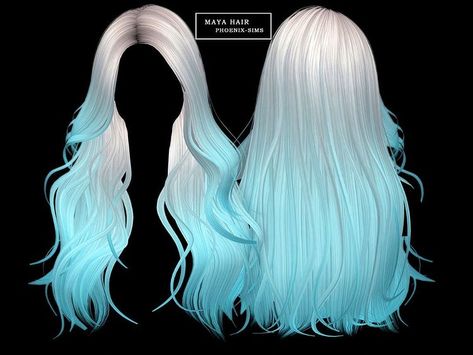 MAYA HAIR - - Available Now FOR FREE on my simsdom page! - Link in bio - - - - - #sims4 #sims #sims4ccfinds #sims4cc #sims4build #sims4game… Free Hair Cc Sims 4, Sims 4 Cc Hair Two Colors, Sims 4 Mods Hair Free Downloads, Simsdom Sims 4 Cc, Sims 4 Cc Colored Hair, Sims 4 Colorful Hair, Sims 4 Hair Color Cc, Mody Do The Sims 4 Hair, Sims 4 Hair Styles