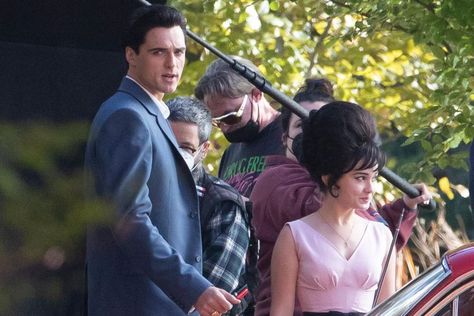 See Jacob Elordi and Cailee Spaeny as Elvis and Priscilla Presley on Set Jacob Elordi Elvis, Elvis And Priscilla Presley, Stephanie Zimbalist, Tyler Hilton, Sofia Coppola Movies, Elvis And Me, Cailee Spaeny, Young Elvis, Jacob Elordi