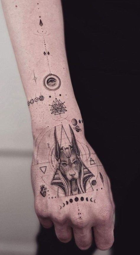 Eyeball Tattoo, Simple Arm Tattoos, Egypt Tattoo, Triangle Tattoos, Geometric Tattoo Design, Don't Waste Your Time, Egyptian Tattoo, Hand Tattoos For Women, Small Hand Tattoos