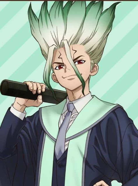 Senku Official Art, Dr Stone Official Art, Dr Stone Characters, Korea Anime, Ulquiorra And Orihime, Dr Stone Senku, Anime Sites, Senku Ishigami, Fan Art Anime