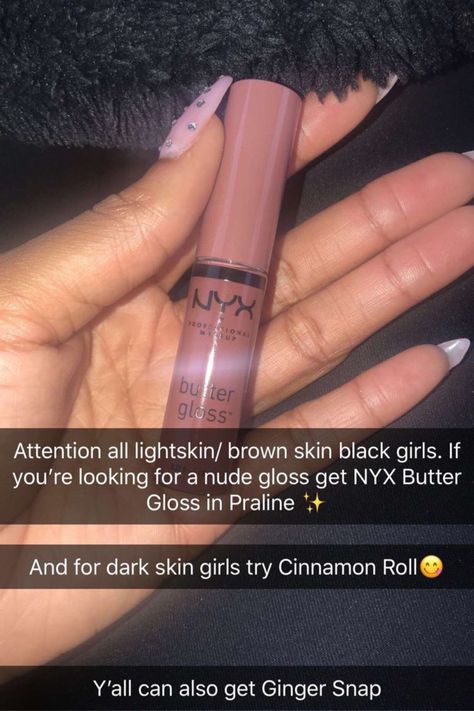 Nyx Butter Gloss Dark Skin, Nyx Butter, Nyx Butter Gloss, Butter Gloss, Makeup 101, Artist Tips, Lip Combo, Lip Glosses, Dark Skin Makeup