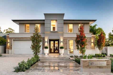 16 Eye Catching Transitional Home Designs That Will Make Your Jaw Drop   Part 1 Home Designs Exterior, Transitional Exterior, Casa Country, Casas Coloniales, Transitional House, Custom Built Homes, Design Exterior, Dream House Exterior, Style At Home