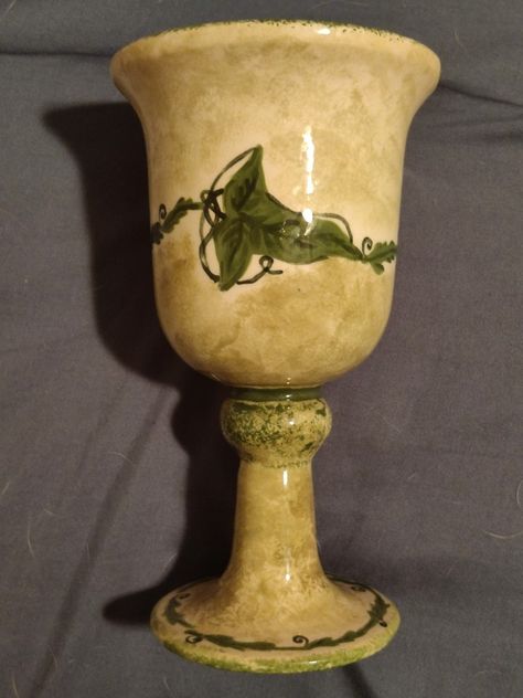 Lord of the Rings inspired goblet. Hand painted ceramic Lord Of The Rings Ceramics, Ceramic Goblet, Art Ho, Ceramics Ideas, Hand Painted Ceramic, Class Ideas, Hand Painted Ceramics, The Rings, Lord Of The Rings