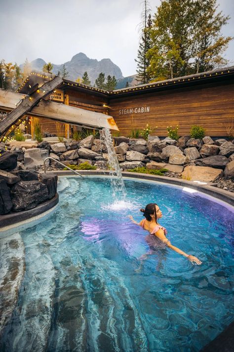 Nordic Spa Kananaskis, Nordic Spa Design, Wellness Rooms, Swedish Spa, Spa Plan, Cousins Trip, Hydrotherapy Spa, Retreat Space, Alberta Travel