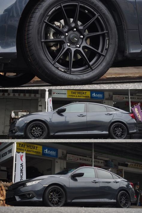 Honda Civic 17" Enkei Tuning SC46 Konig Wheels, Honda Civic, Your Perfect, Singapore, Engineering, Sports, Quick Saves