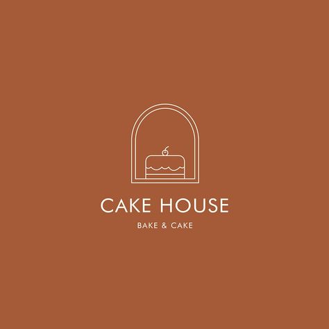 Premade Cake Logo Bakery Logo Design Cake Making Logo - Etsy Philippines Modern Patisserie, Cakery Logo, Patisserie Logo, Food Blog Logo, Logo Dessert, Cookie Logo, Dessert Logo, Elegant Cake Design, Pastel Cake