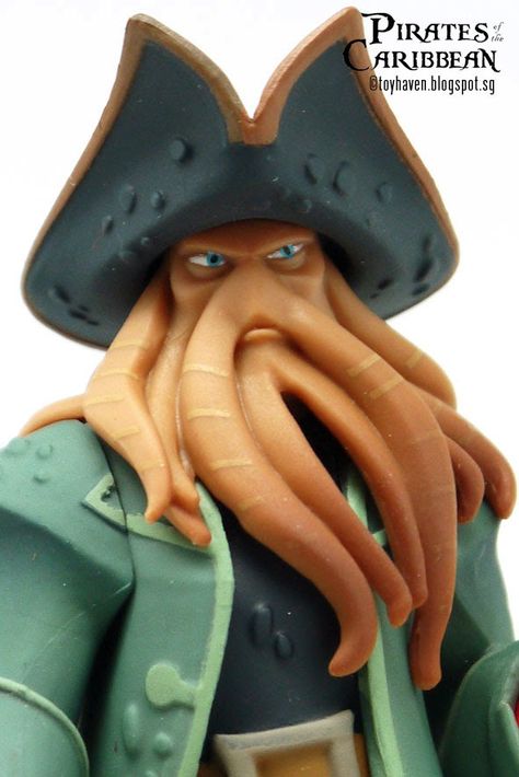 toyhaven: Disney Infinity "Pirates of the Caribbean" Davy Jones 4-inch 10 cm Animated Marquette Figure World Creation, Estilo Cartoon, Flying Dutchman, Open World, Action Adventure Game, Captain Jack Sparrow, Disney Infinity, Davy Jones, Captain Jack