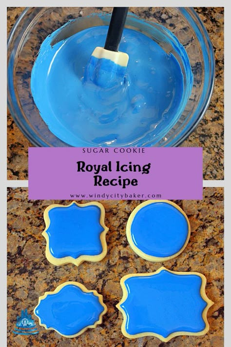 Sugar Cookie Royal Icing Recipe, Cookie Royal Icing Recipe, Cookie Royal Icing, Sugar Cookie Recipe With Royal Icing, Easy Royal Icing, Decorating Sugar Cookies, Easy Royal Icing Recipe, Cookie Icing Recipe, Cookie Decorating Supplies