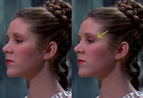 A New Hope: Leia’s Makeup – DIY The Galaxy Of Star Wars Leia Makeup, Princess Leia Costume Diy, Princess Leia Tattoo, Leia Cosplay, Star Wars Makeup, Princess Leia Hair, Princess Leia Costume, Leia Costume, Galaxy Makeup