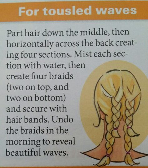 Braids to sleep in. from First for Women, Feb 2, 2015. Night Braids Sleep, Braids For Sleeping, Braids To Sleep In Overnight Hair, Sleeping With Braids, Sleep Braids, Sleeping In Braids, Hairstyles For Bed Sleep Night, Hairstyles To Sleep In, Protective Hairstyles For Sleeping