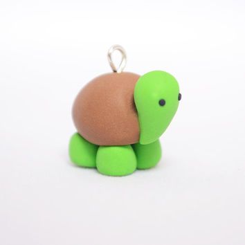 Polymer Clay Turtle, Kawaii Polymer Clay, Fimo Kawaii, Polymer Clay Kunst, Clay Turtle, Crea Fimo, Polymer Clay Kawaii, Cute Turtle, Polymer Clay Figures