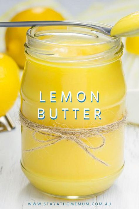 How To Make Lemon Butter, Lemon Butter Recipe, Fruit Butters Recipes, Lemon Jam Recipe, Strawberry Butter Recipe, Lemon Recipes Easy, Flavored Butter Recipes, Butter Recipes Homemade, Fruit Butters