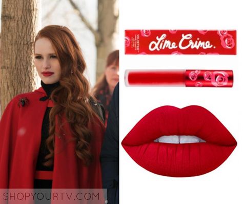 Riverdale: Season 1 Cheryl's Red Matte Lipstickck | Shop Your TV Cheryl Blossom Makeup, Nails Red Matte, Red Brown Lipstick, Riverdale Outfits, Fashion Show Makeup, Riverdale Fashion, Best Lipstick Color, Lipstick For Fair Skin, Show Makeup