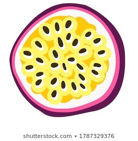 Passion Fruit Margarita, Cocktail Illustration, Fruit Icons, Fruit Cartoon, Fruits Drawing, Fruit Vector, Sweet Like Candy, Fruits Images, Fruit Water