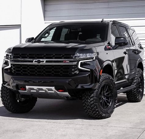 Z71 Tahoe, Lifted Chevy Tahoe, Black Tahoe, Chevy Tahoe Z71, Tahoe Z71, Chevy Suv, Chevy Trucks Silverado, Silverado Truck, Black Truck