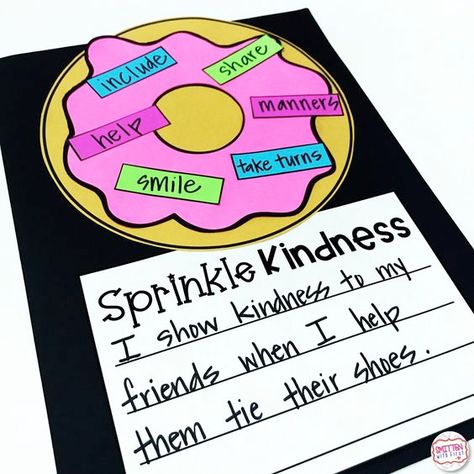 Sprinkle Kindness, Kindness Lessons, Jelly Donut, Read Aloud Activities, Spreading Kindness, Kindness Activities, Beginning Of The School Year, Character Education, Classroom Community